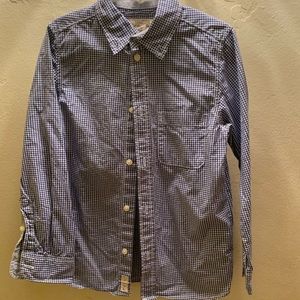 Boys L.O.G.G. blue button down shirt